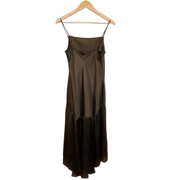 Fleur du mal teardrop slip dress color dark army - Picture 13 of 13